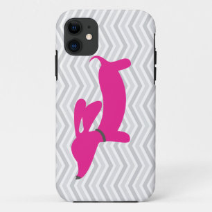 title_seo2 Dachshund + Chevron gris