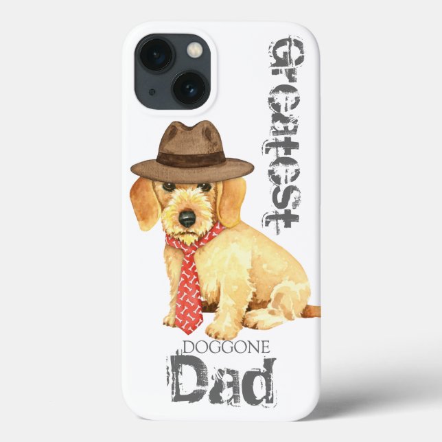 Funda De Case-Mate Para iPhone Dachshund Dad (Reverso)