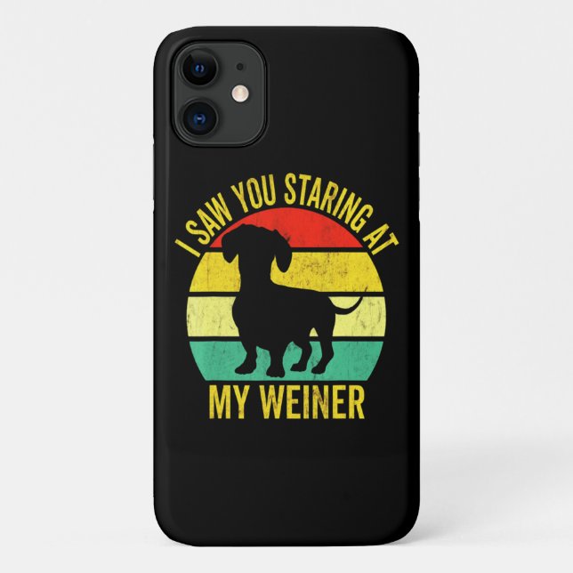 Funda De Case-Mate Para iPhone Dachshund Dad Men (Reverso)