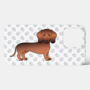 Funda Para iPhone 13 Pro Dachshund de dibujos animados de pelo corto Sable 