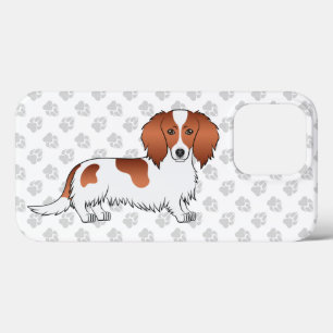Funda Para iPhone 13 Pro Dachshund de dibujos animados pelirrojo pelirrojo