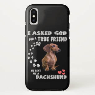 Funda Para iPhone X Dachshund Doxie Chica Regalos Dachshund Mom
