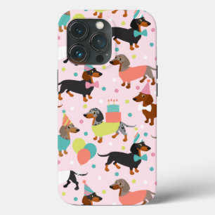 Funda Para iPhone 13 Pro Dachshund Fiesta