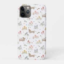 Funda Para iPhone 11 Pro Dachshund Lover Weiner Dog Sausage Dog Wildflower