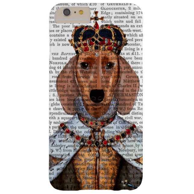 Funda De Case-Mate Para iPhone Dachshund Queen 2 (Reverso)