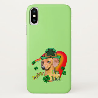 Funda Para iPhone X Dachshund St Patricks