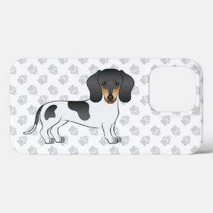 Funda Para iPhone 13 Pro Dachshund Y Pastas De Pelo Corto Negro Y Tan Pieba