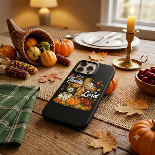 Funda Para iPhone 15 Pro Max Dad gracias al Señor Otoño Temporada de otoño