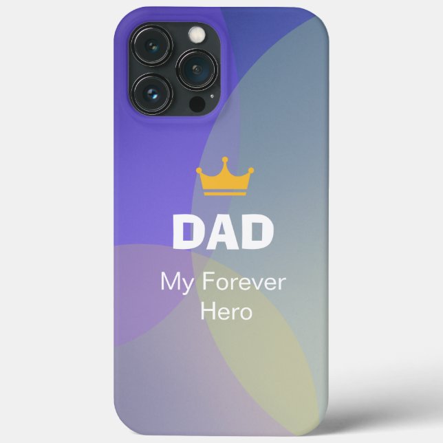 Funda De Case-Mate Para iPhone DAD holográfico personalizado (Reverso )