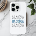 Funda Para iPhone 15 Pro "Dadcula Blue Halloween<br><div class="desc">Proteja su iPhone 15 Pro con un toque de diversión de Halloween con nuestro Funda "Dadcula" Blue Halloween! Diseñado especialmente para los padres que disfrutan de un buen susto, este funda presenta el divertido diseño "Dadcula" con letras atrevidas y espeluznantes sobre un fondo azul fresco. Con estilo y protección, este...</div>
