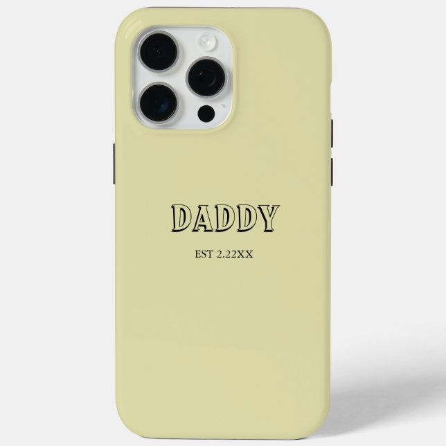 Funda De Case-Mate Para iPhone Daddy Est custom iPhone / iPad case (Reverso )