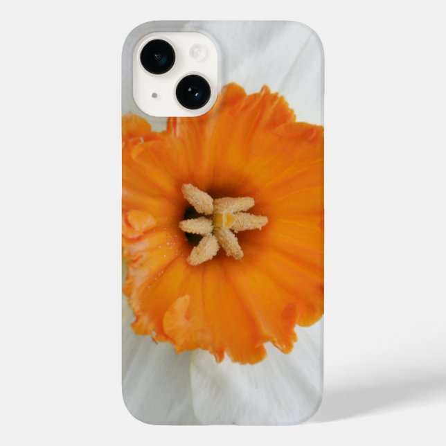 Funda De Case-Mate Para iPhone Daffodil blanco (Reverso )