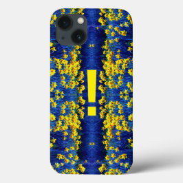 Funda Para iPhone 13 Daffodil Spring Exclamation Mark Yellow Blue