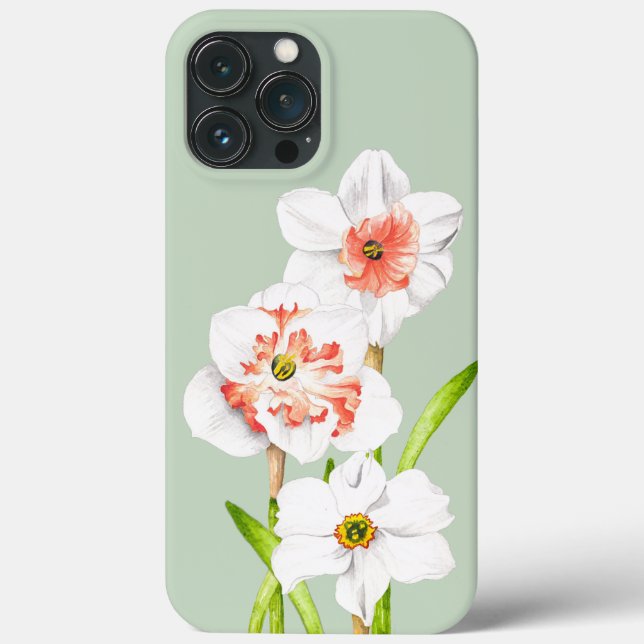Funda De Case-Mate Para iPhone Daffodils en un estuche para iPhone (Reverso )
