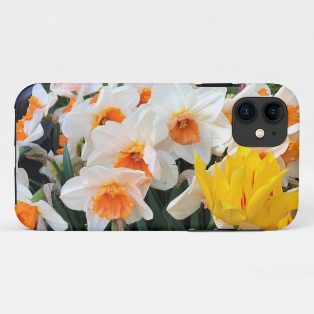 Funda De Case-Mate Para iPhone Daffodils & Tulips, Oregón (Reverso (horizontal))