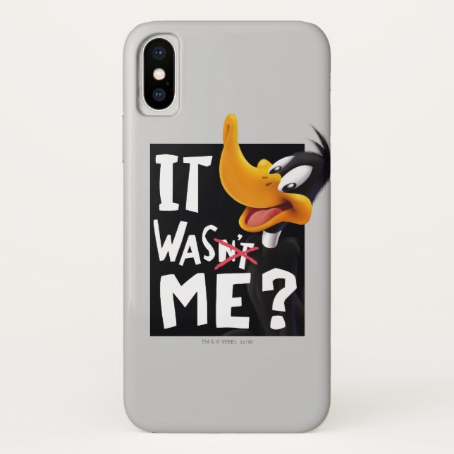 Funda De Case-Mate Para iPhone DAFFY DUCK™- No fui yo / fui yo (Reverso)