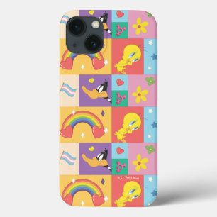 Funda Para iPhone 13 DAFFY DUCK™ y TWEETY™ - Patrón de orgullo