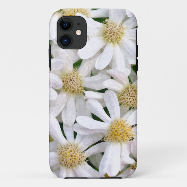 Funda De Case-Mate Para iPhone Dahlias blancas (Reverso)