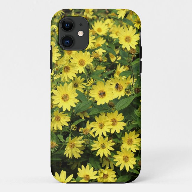 Funda De Case-Mate Para iPhone Daisies amarillos (Reverso)