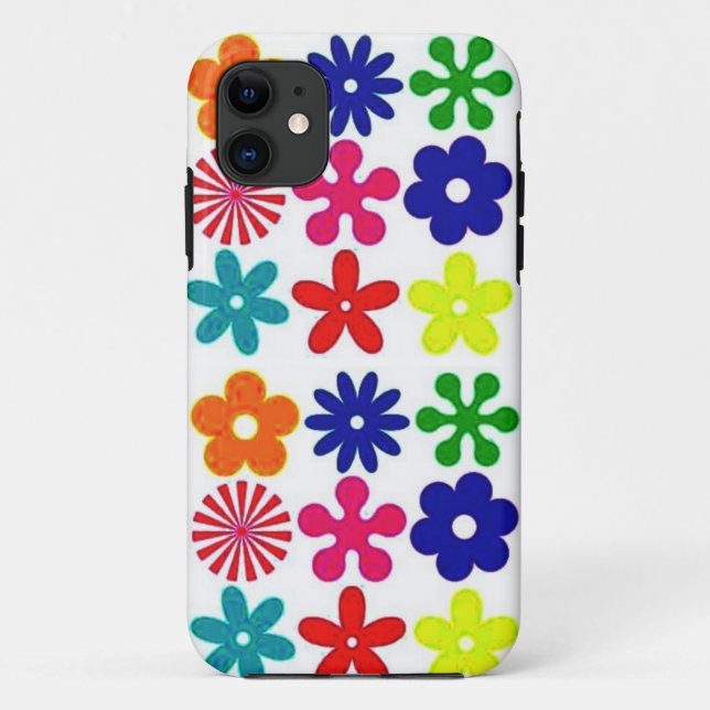 Funda De Case-Mate Para iPhone Daisies de los años 1970 (Reverso)