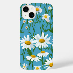 Funda Para iPhone 14 De Case-Mate Daisies De Verano Blanco En Aqua