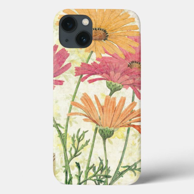 Funda De Case-Mate Para iPhone Daisies decorativos (Reverso)