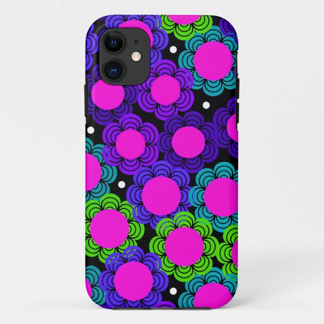 Funda De Case-Mate Para iPhone Daisies digitales (Reverso)