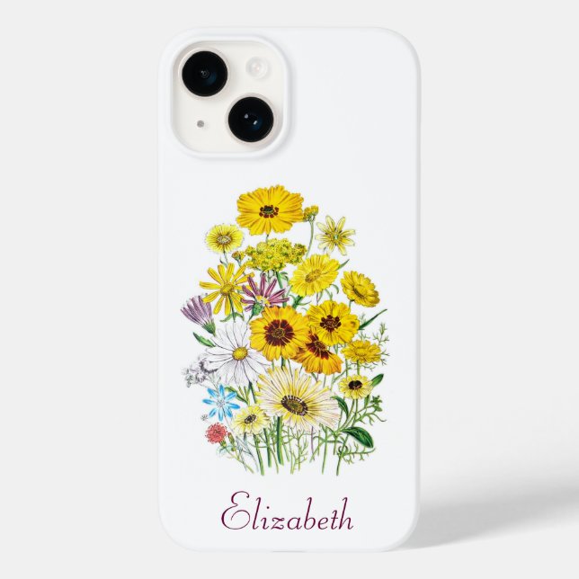 Funda De Case-Mate Para iPhone Daisies personalizados (Reverso )