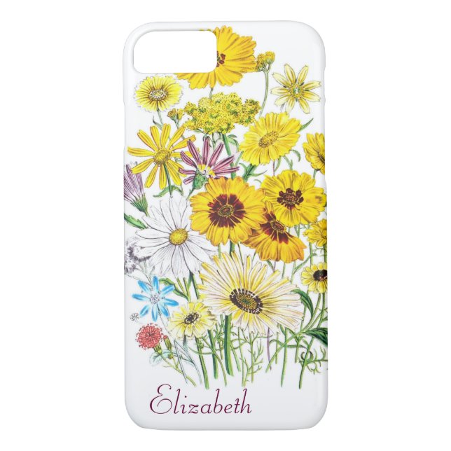 Funda De Case-Mate Para iPhone Daisies personalizados (Reverso)
