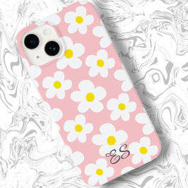 Funda Para iPhone 14 De Case-Mate Daisies retro multicolor lindo giratorio