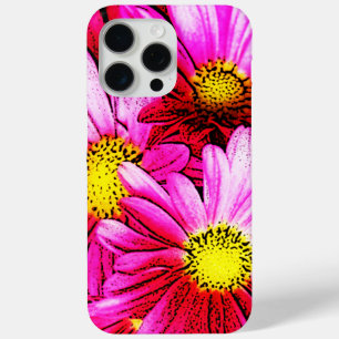 Funda Para iPhone 15 Pro Max Daisies rosados