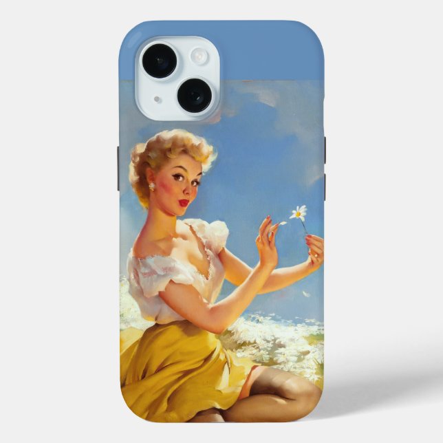 Funda De Case-Mate Para iPhone Daisies se enarbolan (Reverso )