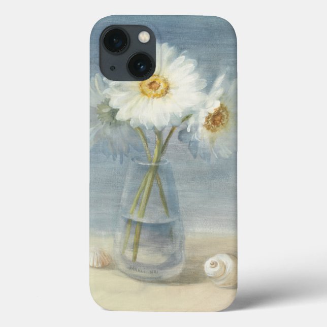 Funda De Case-Mate Para iPhone Daisies y conchas (Reverso)