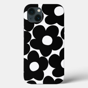 Funda Para iPhone 13 Daisises retro blanco y negro #1 #decoración #arte