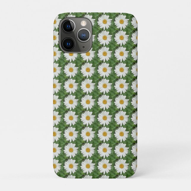 Funda De Case-Mate Para iPhone Daisy blanco (Reverso)