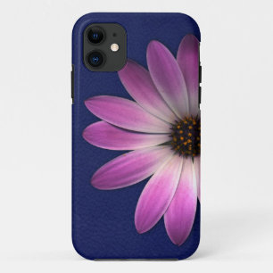 Funda Para iPhone 11 Daisy de magenta rosada en la impresión real de cu