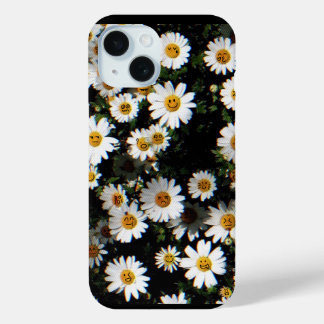 Funda Para iPhone 15 Daisy Emoji Faces