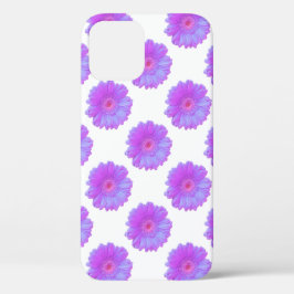 Funda Para iPhone 12 Daisy gerbera morada