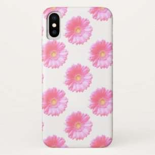 Funda Para iPhone X Daisy gerbera rosa claro