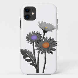 Funda Para iPhone 11 Daisys monocromos