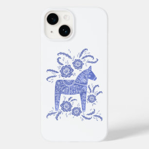 Funda Para iPhone 14 De Case-Mate Dala Horse Blue de Suecia