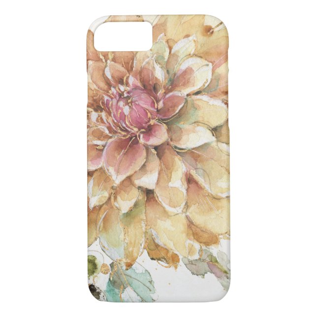 Funda De Case-Mate Para iPhone Dalia anaranjada (Reverso)