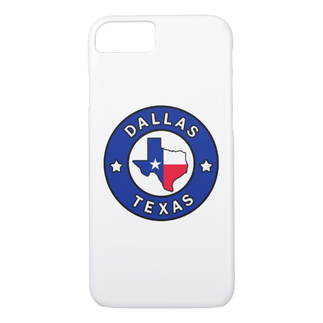 Funda De Case-Mate Para iPhone Dallas Texas (Reverso)