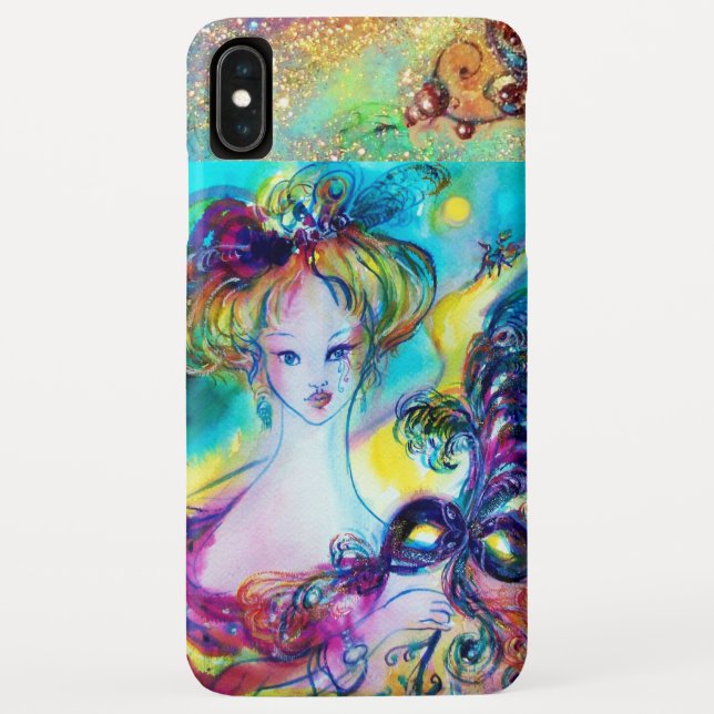 FUNDA DE Case-Mate PARA iPhone DAMA CON MÁSCARA DE MÁSCARA (Reverso)