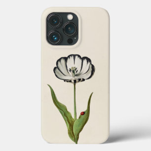 Funda Para iPhone 13 Pro Dama de flores botánicas vintage
