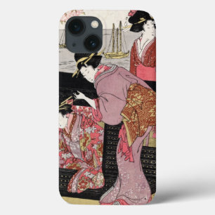 title_seo2 Dama de geisha del trío ukiyo-e japonés de Guay