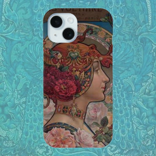 Funda Para iPhone 15 Dama de los rosas
