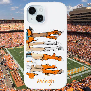 Funda Para iPhone 15 Damas personalizadas de Tennessee / Botas naranjas