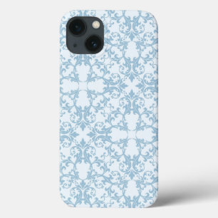 Funda Para iPhone 13 Damasco azul claro