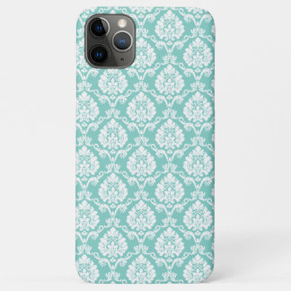 Funda Para iPhone 11 Pro Max Damasco azul Eggshell